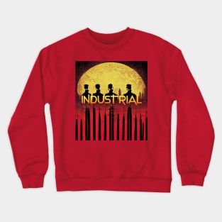 Retro Industrial Music Crewneck Sweatshirt